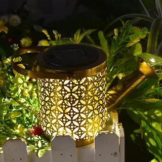 Solar LED Gieter Buiten Waterdicht Decoratieve Tuinlamp — miniatuur 6