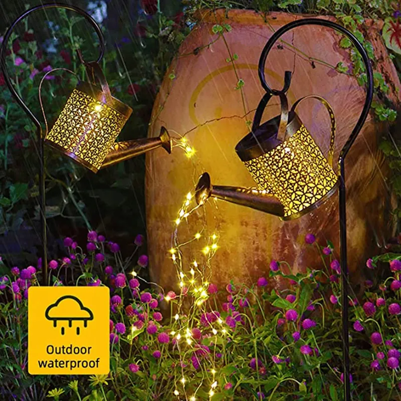 Solar LED Gieter Buiten Waterdicht Decoratieve Tuinlamp — foto 3