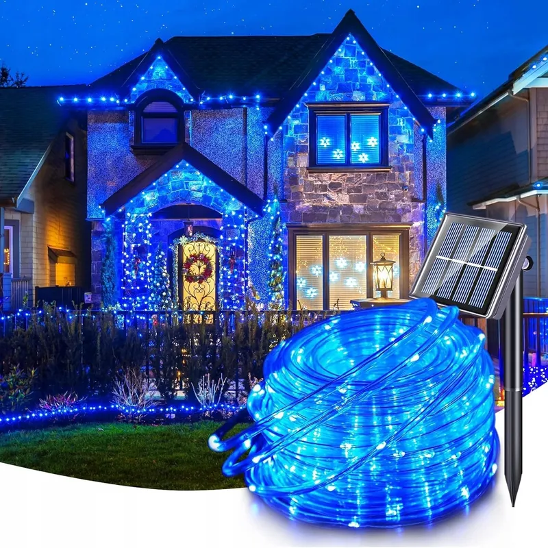 KOUSEE Solar LED Lamp Buiten IP65 12m 100 LED Tuinverlichting — foto 1
