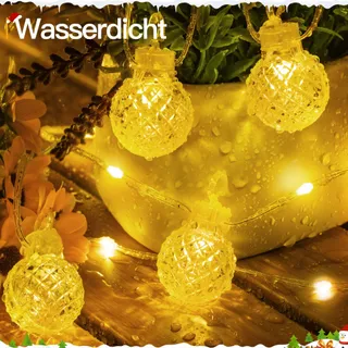 OLLNY LED Lichtsnoer Buiten 10M Afstandsbediening Timer 8 Modi Waterdicht — miniatuur 3