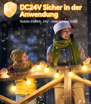 GARDENLIGHTS LED Tuinlichtsnoer 20M IP44 met Afstandsbediening — miniatuur 7