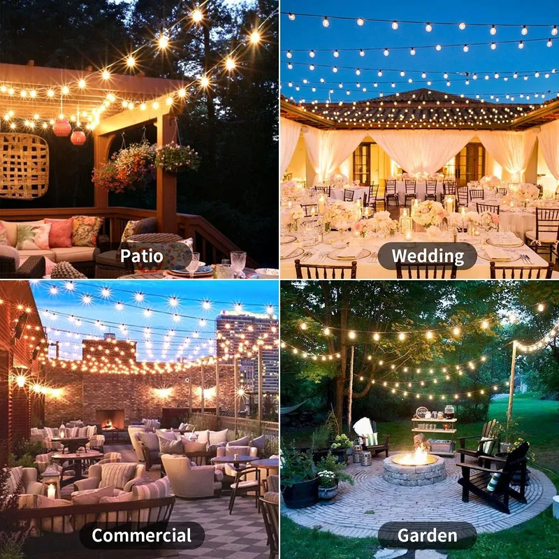 AVANLO LED Lichtketting Buiten 15M Waterdicht Tuin Balkon Bruiloft Feest — foto 7
