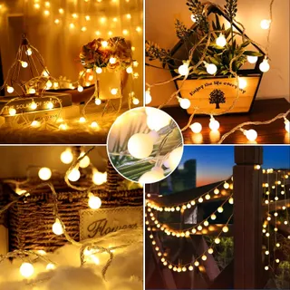 LED Lichtsnoer 15M 100 LED Binnen Buiten IP44 Waterdicht — miniatuur 6