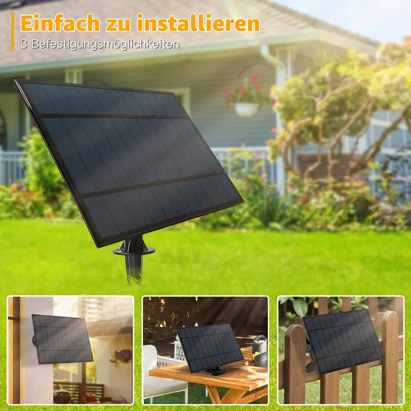 OLLNY Solar Lichtsnoer 10M 17 LED Afstandsbediening IP65 Tuin Balkon — foto 6