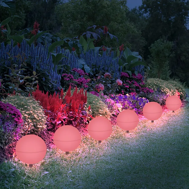 Solar Tuinlampen 6 Stuks Bollen Kleurveranderend Waterdicht — foto 7
