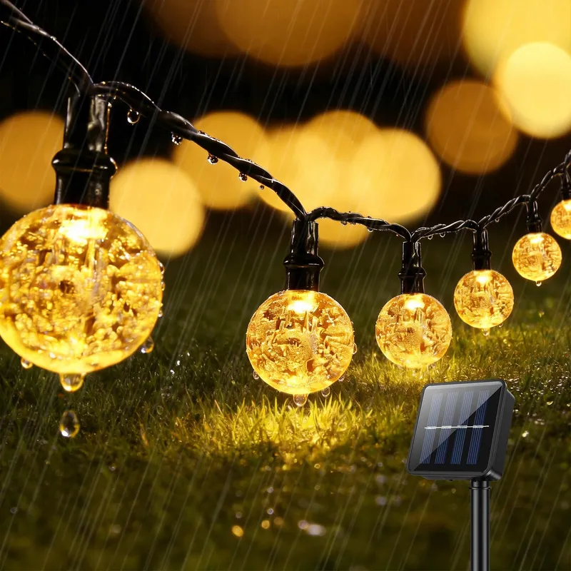 SURIGHT Solar Lichtketting Buiten 8M 30 LED 8 Standen IP65 — foto 1