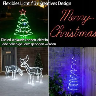 STARRYEVER LED Lichtslang 15M IP68 25 Kleuren Afstandsbediening — miniatuur 8