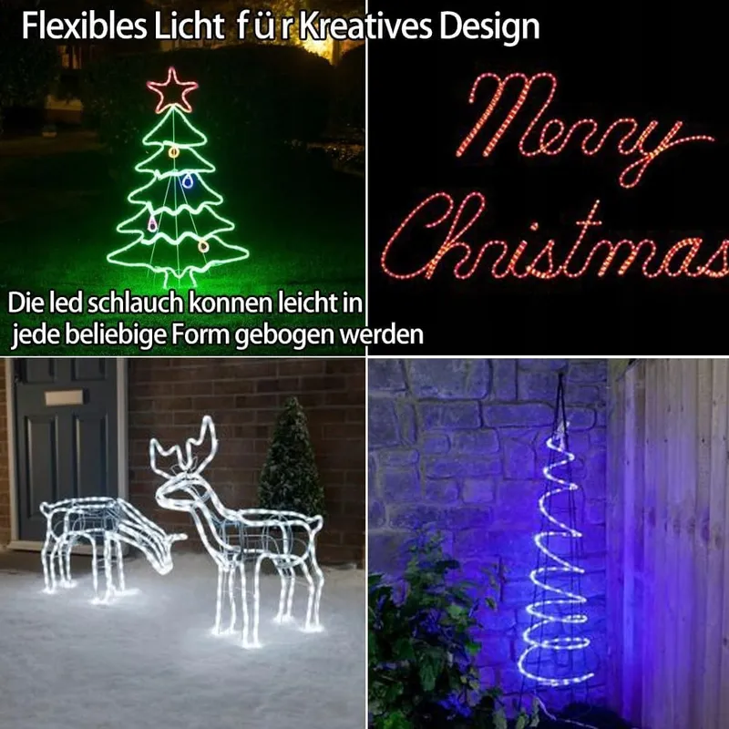 STARRYEVER LED Lichtslang 15M IP68 25 Kleuren Afstandsbediening — foto 8