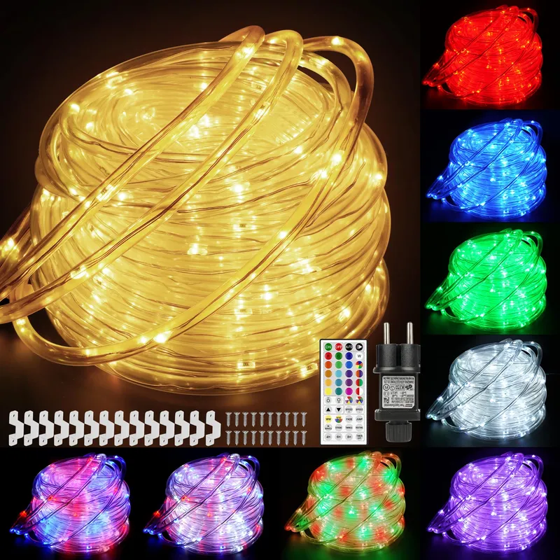 STARRYEVER LED Lichtslang 15M IP68 25 Kleuren Afstandsbediening — foto 1