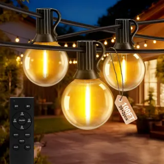 AODLEDY LED Lichtketting Buiten 30m Dimbaar Balkon Tuin Waterdicht — miniatuur 1