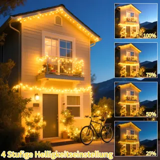 LYNNON LED Lichtketting 30m 1000 LED Buiten Waterdicht Feest Tuin — miniatuur 3