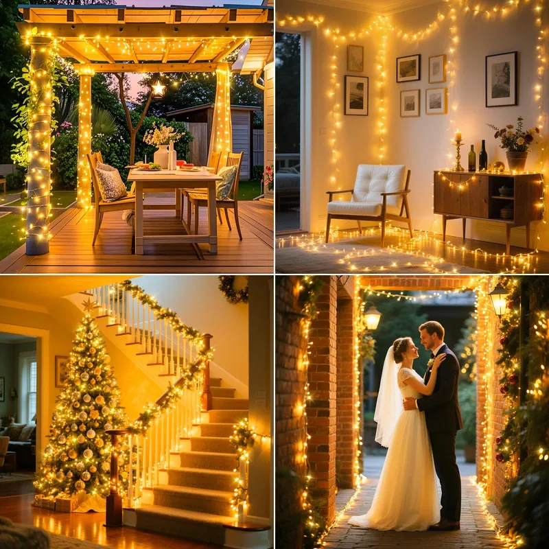 LYNNON LED Lichtketting 30m 1000 LED Buiten Waterdicht Feest Tuin — foto 2