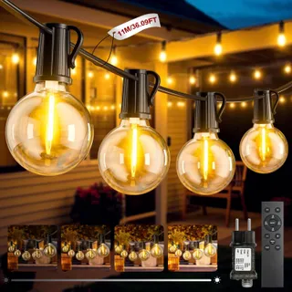 FIFLYING G40 Lichtketting 11M Timer Waterdicht Tuin Balkon — miniatuur 1