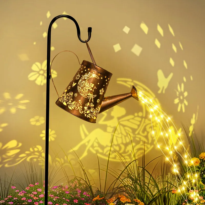 GIGALUMI Solar LED Gieter Tuinornament Waterdicht Terras — foto 1