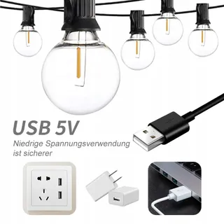 FOROUREYES LED Lichtketting 15M USB Waterdicht Tuin Feest — miniatuur 6