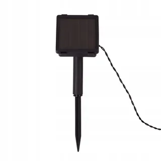 LIGHTS4FUN Solar Lichtsnoer 16 LED Marokkaanse Bollen Brons Tuin Balkon — miniatuur 3