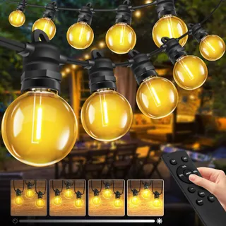BOWFAR LED Lichtsnoer Buiten 15M G40 IP68 Dimbaar Balkon Tuin — miniatuur 1