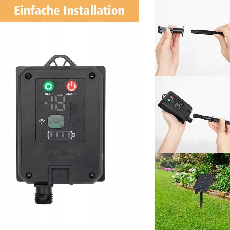 DBFAIRY Solar Lichtsnoer 10M 20 Lampen Weerbestendig Timer 8 Standen — foto 8