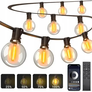 PHILIPS LED Lichtsnoer Buiten 30m App-bediening Muziek Timer — miniatuur 1