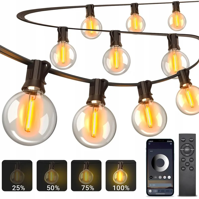 PHILIPS LED Lichtsnoer Buiten 30m App-bediening Muziek Timer — foto 1