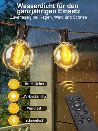 PHILIPS LED Lichtsnoer Buiten 30m App-bediening Muziek Timer — miniatuur 5