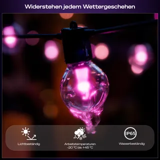 PHILIPS Hue Festavia Buitenlamp LED 14M 20 Bollen RGBW Hue App — miniatuur 7
