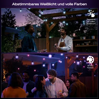 PHILIPS Hue Festavia Buitenlamp LED 14M 20 Bollen RGBW Hue App — miniatuur 2