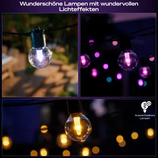 PHILIPS Hue Festavia Buitenlamp LED 14M 20 Bollen RGBW Hue App — miniatuur 8