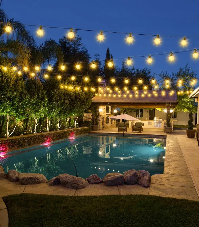 SAEIHGAE LED Lichtsnoer Buiten 30m IP44 Tuin Balkon Terras — foto 6