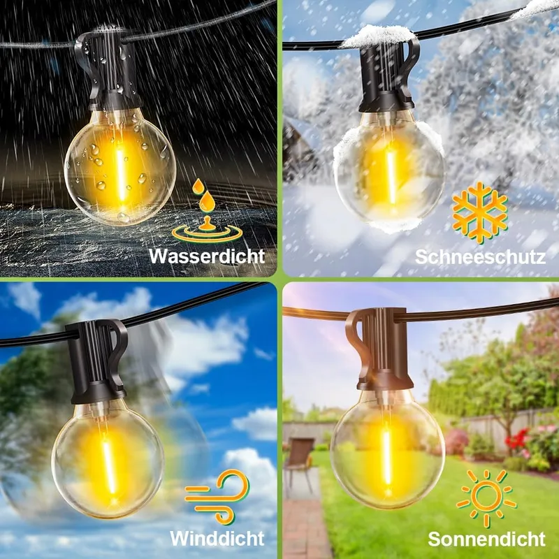 PHILIPS LED Lichtsnoer Buiten 10m Balkon Tuin Terras Feest — foto 4