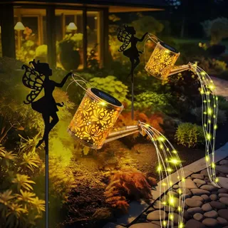 NEIOAAS Solar LED Retro Tuinlamp Terras en Paden — miniatuur 6