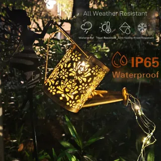 NEIOAAS Solar LED Retro Tuinlamp Terras en Paden — miniatuur 5