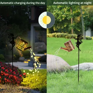 NEIOAAS Solar LED Retro Tuinlamp Terras en Paden — miniatuur 4