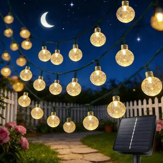 LIYADE Solar Lichtketting Buiten 8M 40LED IP65 Tuin Balkon Terras — miniatuur 1