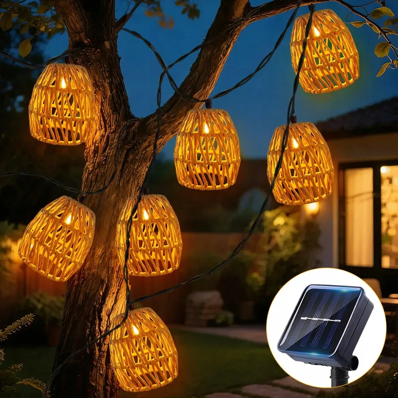PAPIERSEIL Solar LED Lamp IP65 Buiten 3,6m Voor Tuin En Balkon — foto 1