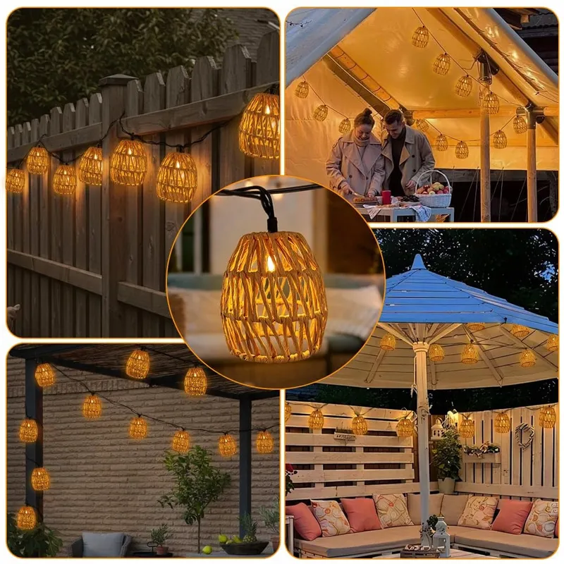 PAPIERSEIL Solar LED Lamp IP65 Buiten 3,6m Voor Tuin En Balkon — foto 6