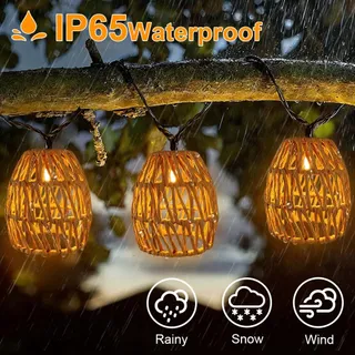 PAPIERSEIL Solar LED Lamp IP65 Buiten 3,6m Voor Tuin En Balkon — miniatuur 4