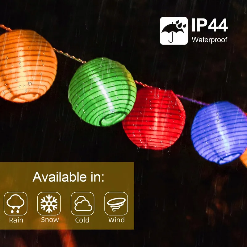 UPING LED Lichtsnoer 20 Stuks Batterij Tuin Feest Kerst 5m 8 Modi — foto 3