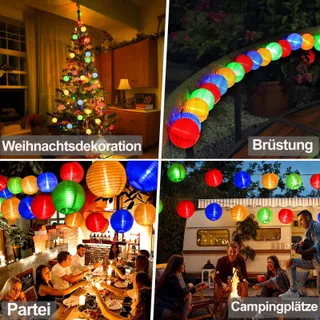 UPING LED Lichtsnoer 20 Stuks Batterij Tuin Feest Kerst 5m 8 Modi — miniatuur 5