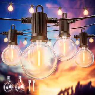 ZOTOYI LED Lichtketting 15M IP65 Waterdicht Buiten 20 G40 — miniatuur 1