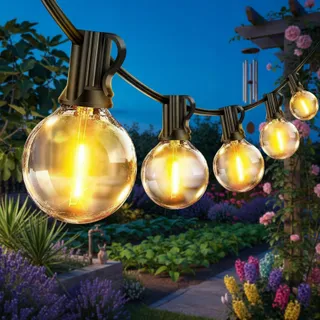 LED Lichtketting Buiten 20M Warmwit IP44 Waterdicht Balkon Terras — miniatuur 1