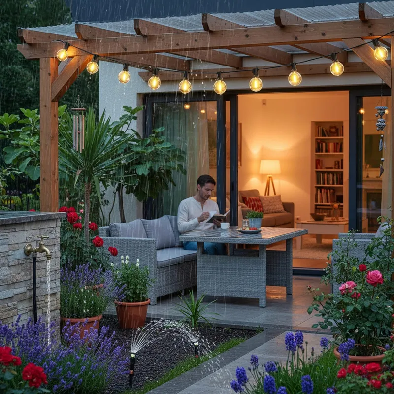 LED Lichtketting Buiten 20M Warmwit IP44 Waterdicht Balkon Terras — foto 5