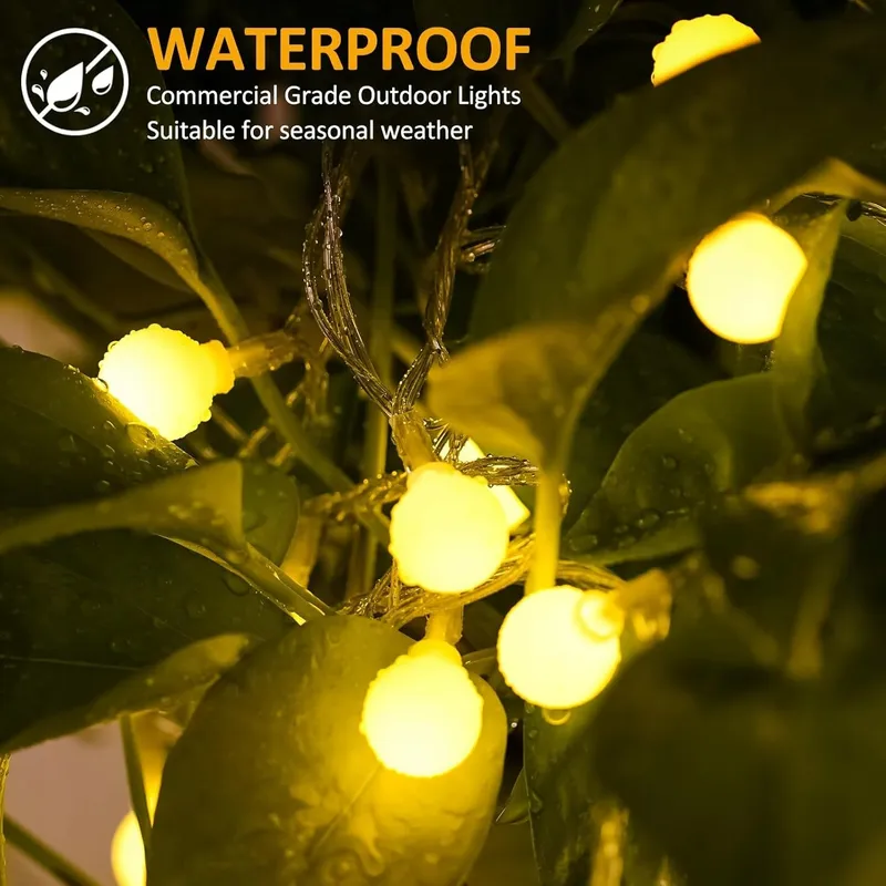 LED Kerstverlichting 27M Warm Wit Buiten En Binnen IP44 — foto 2