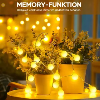 LED Kerstverlichting 27M Warm Wit Buiten En Binnen IP44 — miniatuur 3
