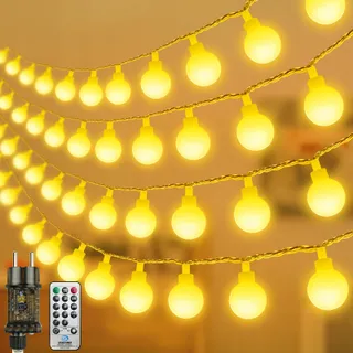 LED Kerstverlichting 27M Warm Wit Buiten En Binnen IP44 — miniatuur 1