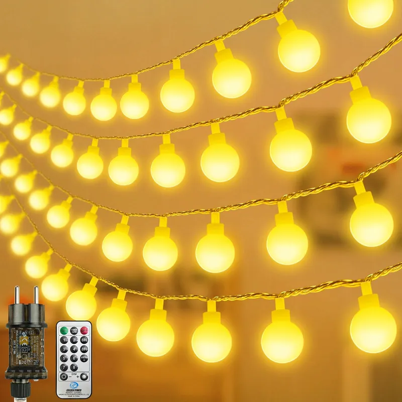 LED Kerstverlichting 27M Warm Wit Buiten En Binnen IP44 — foto 1
