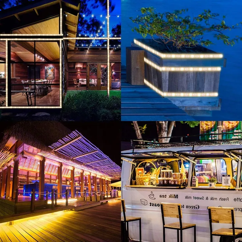 AOZBZ Solar LED Strip 3m 90LED IP65 Waterdicht Tuin Feest — foto 6