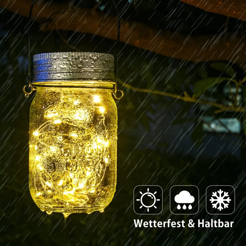 SOLPEX Solarlampen Buiten 6 Stuks 180 LED IP44 Tuin Terras Balkon — foto 5