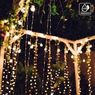REDEFUN Solar Lichtgordijn 3x3m 300LED 8 Modi Waterdicht Afstandsbediening — miniatuur 5