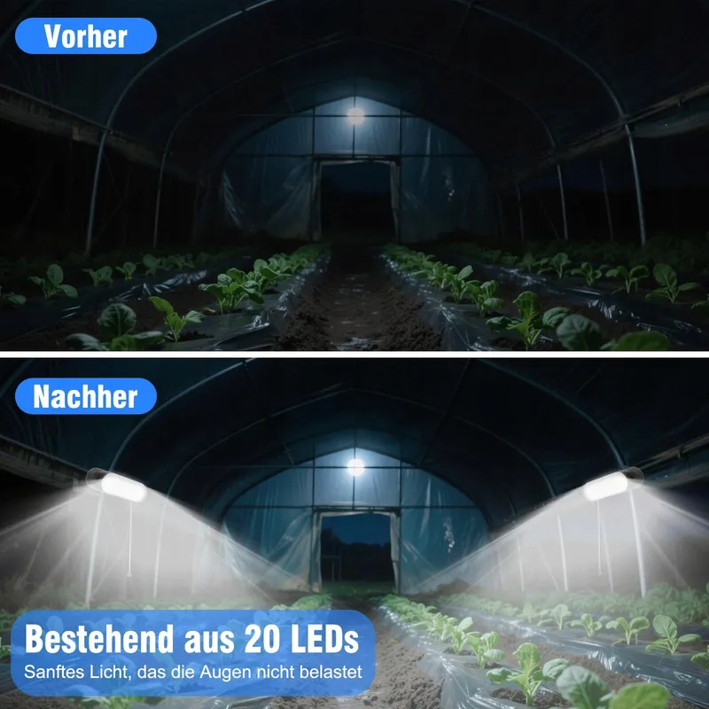 CHUNHEE Solar LED Hanglamp IP65 Waterdicht 20LED Tuin Terras — foto 6